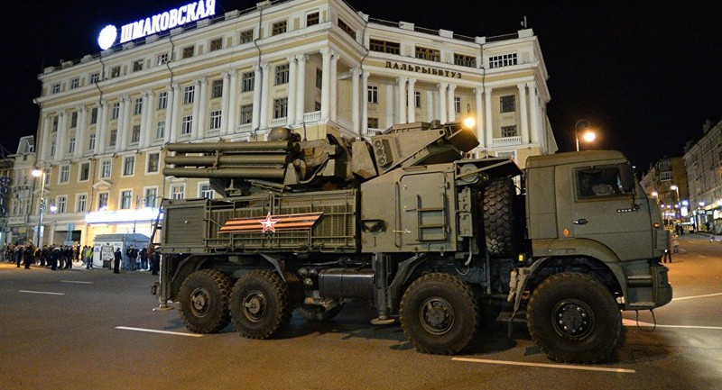 Tổ hợp Pantsir-SM (ảnh minh họa Sputnik)