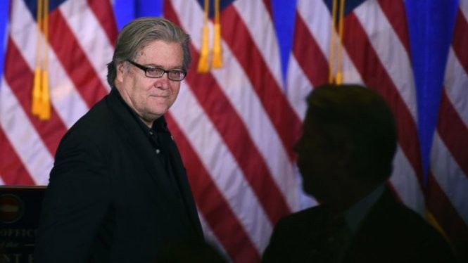 Ông Steve Bannon, cố vấn thân cận của tổng thống Mỹ Donald Trump - Ảnh: Reuters.