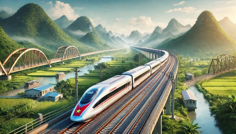 Dự án đường sắt tốc độ cao chính thức trình Quốc hội. Ảnh: minh họa. Anh 1.jpg