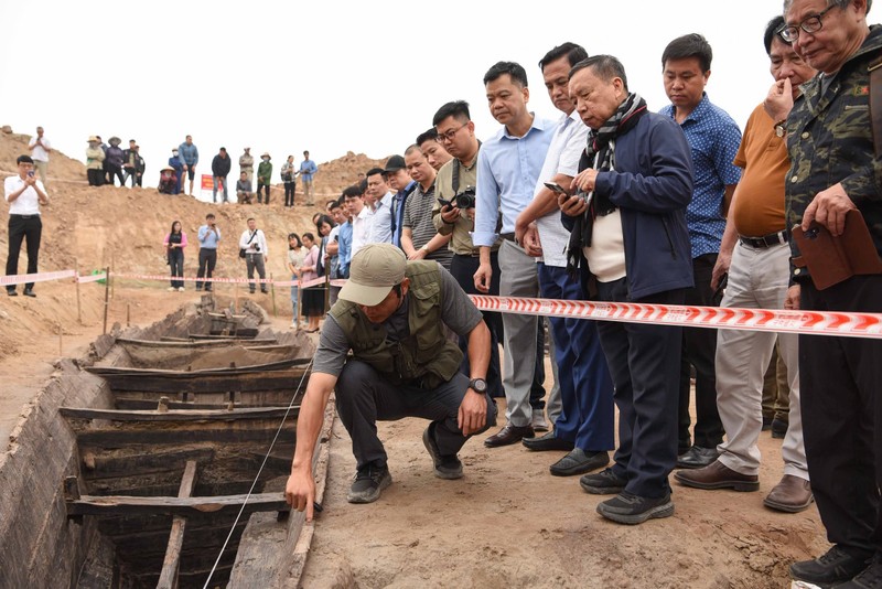 Khu vực khai quật thuyền cổ. Ảnh. N.Hưng. Anh 1.jpeg