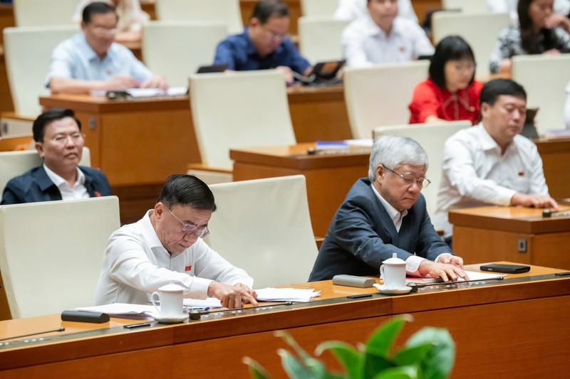 Đại biểu Quốc hội biểu quyết. Ảnh: Quốc hội. Anh 1.jpg