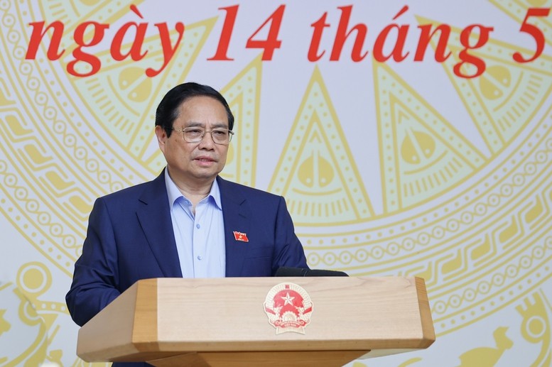 Thủ tướng Phạm Minh Chính phát biểu tại cuộc họp. Ảnh: VGP. Anh 1.jpg