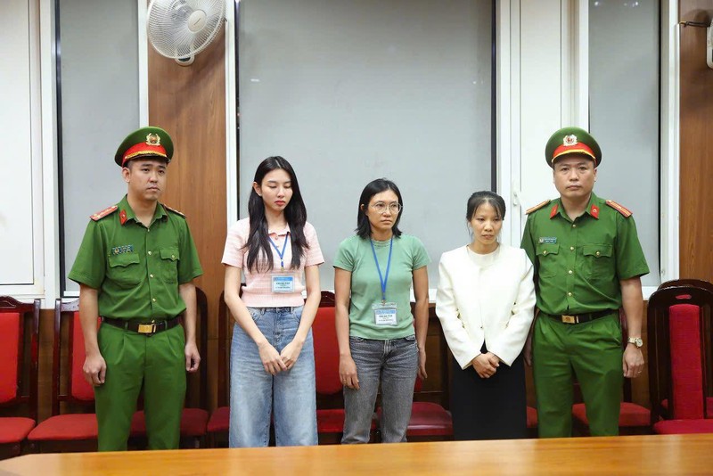 Hoa hậu Nguyễn Thúc Thùy Tiên bị khởi tố, bắt tạm giam. Ảnh: Bộ Công an. Anh 1.jpg