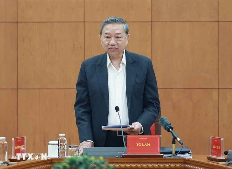 Tổng bí thư Tô Lâm. Ảnh: TTXVN. Anh 1.jpg