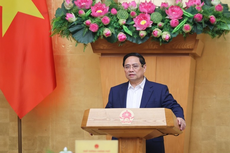 Thủ tướng Phạm Minh Chính phát biểu tại phiên họp. Ảnh: VGP. Anh 1.jpg