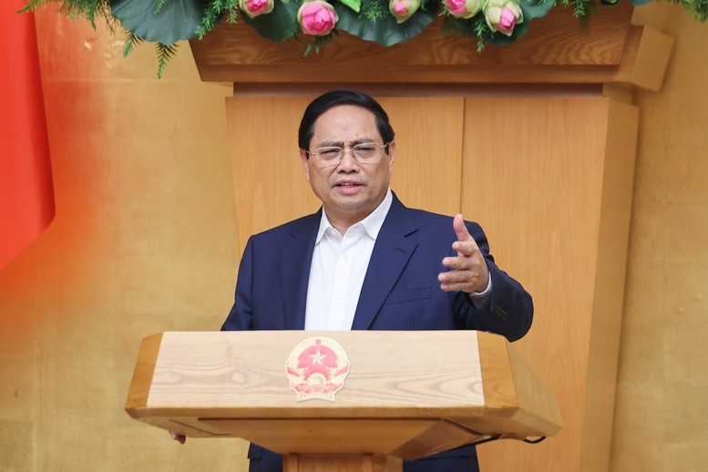 Thủ tướng Phạm Minh Chính phát biểu tại phiên họp. Ảnh: VGP. Anh 1.jpg