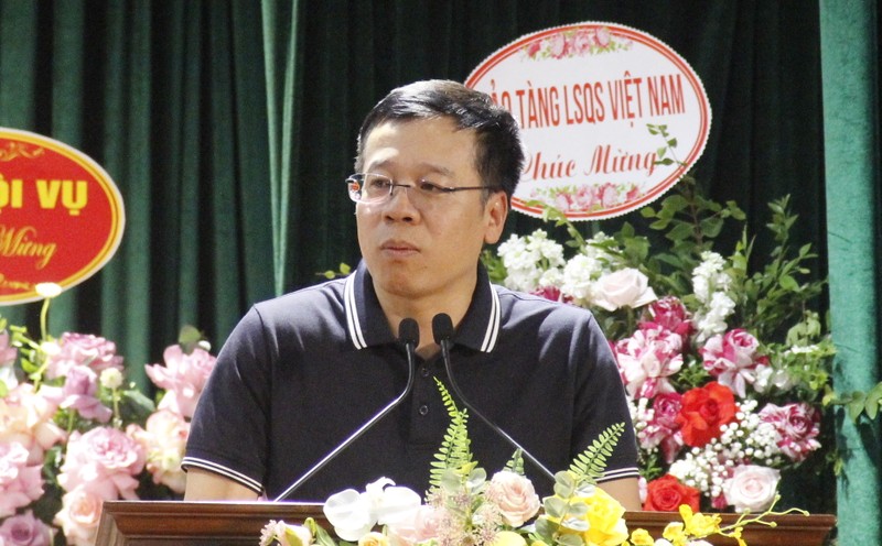 Nhà báo Đỗ Doãn Hoàng "rợn người" với sự thẳng thắn của ông Hồ Quang Lợi. Ảnh: Quỳnh An. _MG_3106.JPG