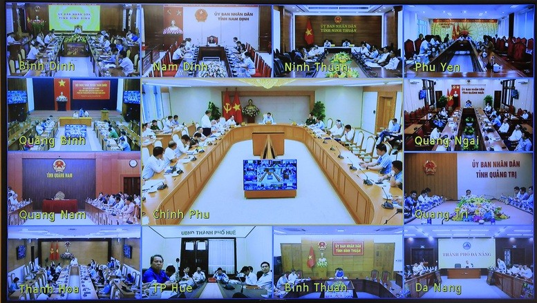 Lãnh đạo một số bộ, ngành, địa phương phát biểu tại hội nghị. Ảnh: VGP. Anh 1.jpg