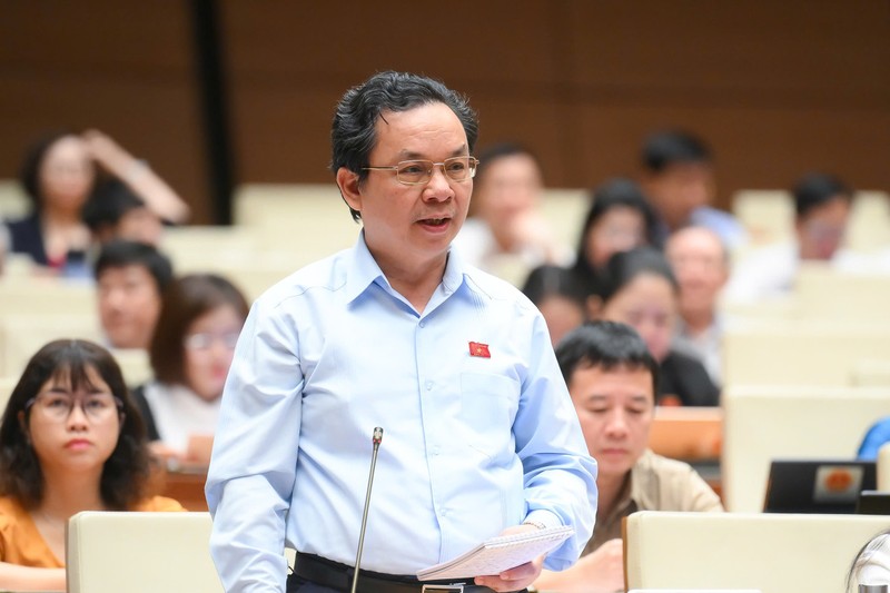 Đại biểu Hoàng Văn Cường, đoàn ĐBQH thành phố Hà Nội. Ảnh: Quochoi.vn. Anh 1.jpg