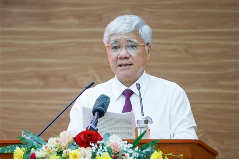 Ông Đỗ Văn Chiến phát biểu tại buổi làm việc. Ảnh: Dangcongsan.org.vn. Anh 1.png