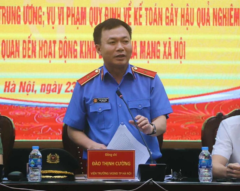 Ông Đào Thịnh Cường, Viện trưởng Viện Kiểm sát nhân dân TP Hà Nội. Ảnh: Quỳnh An. Anh 1.jpeg