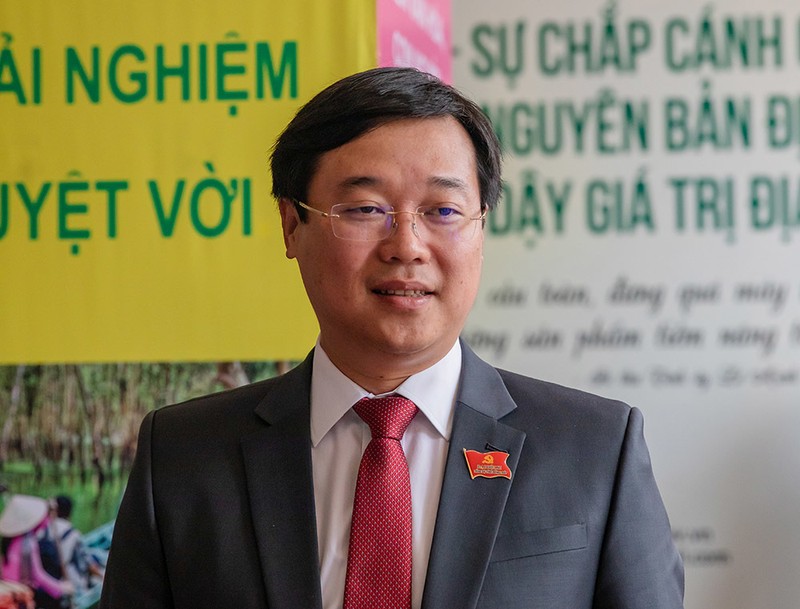 Ông Lê Quốc Phong, Bí thư tỉnh Đồng Tháp. Ảnh: Vietnamnet. Anh 1.jpg