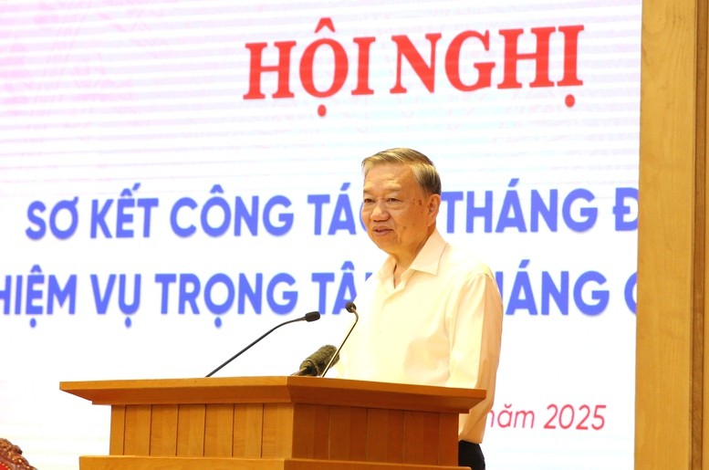 Tổng Bí thư Tô Lâm phát biểu tại Hội nghị. Ảnh: VGP. Anh 1.jpg