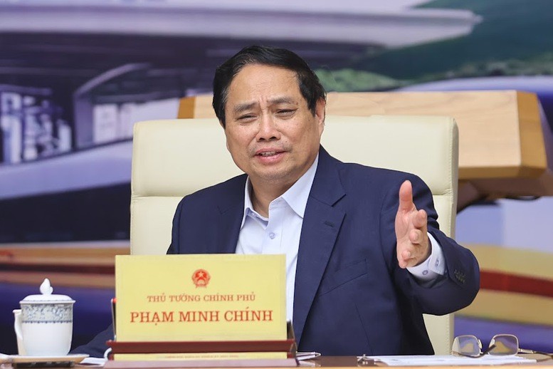 Thủ tướng Phạm Minh Chính phát biểu kết luận phiên họp. Ảnh: VGP. Anh 1.jpg