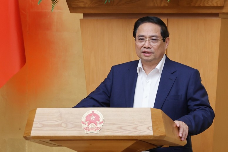 Thủ tướng Phạm Minh Chính phát biểu tại phiên họp. Ảnh: VGP. Anh 1.jpg