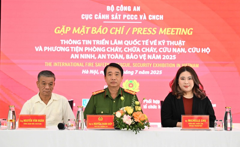 Cục Cảnh sát phòng cháy chữa cháy và cứu nạn cứu hộ (Bộ Công an) thông tin về kế hoạch tổ chức diễn đàn đối thoại doanh nghiệp và triển lãm quốc tế. Anh 1.jpeg