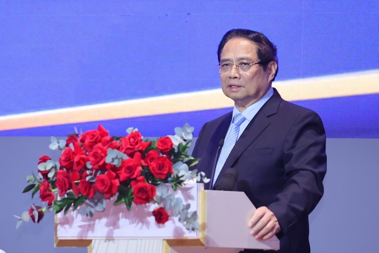 Thủ tướng Phạm Minh Chính phát biểu tại hội nghị. Ảnh: VGP. Anh 1.jpg