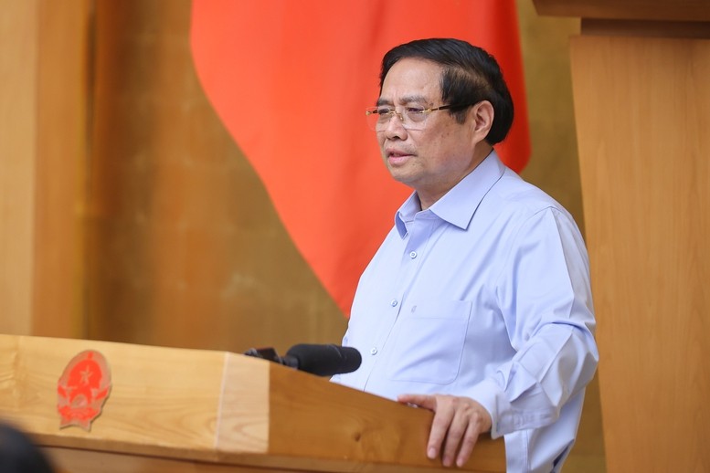 Thủ tướng Phạm Minh Chính phát biểu tại phiên họp. Ảnh: VGP. Anh 1.jpg