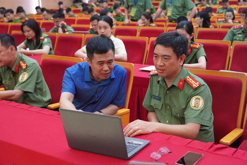 Công an Hà Nội đang đẩy mạnh việc ứng dụng trí tuệ nhân tạo. Ảnh: Công an Hà Nội. Anh 1.jpg