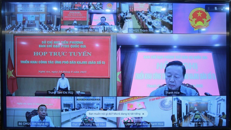 Cuộc họp được kết nối trực tuyến với các địa phương. Ảnh: VGP. Anh 1.jpg