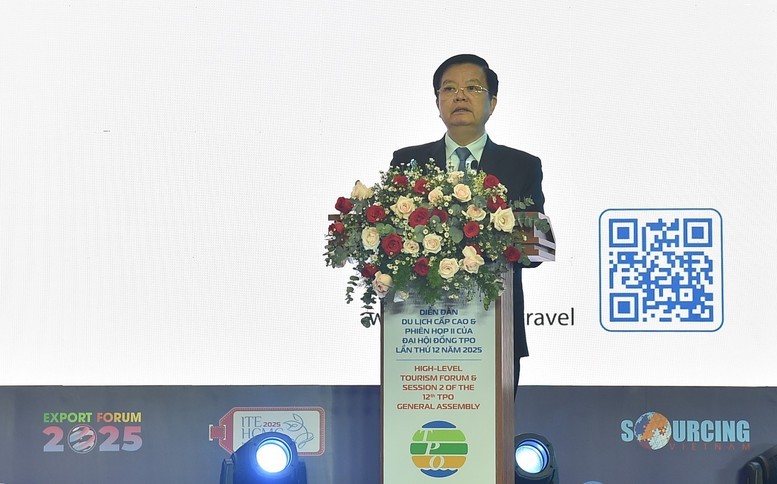 Phó thủ tướng Mai Văn Chính phát biểu tại diễn đàn. Ảnh: VGP. Anh 1.jpg