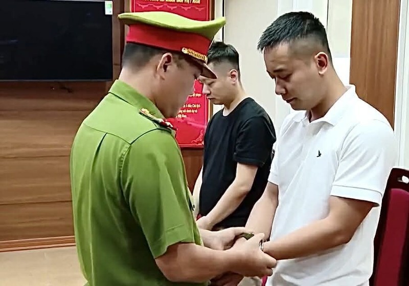 Phạm Quang Linh thời điểm bị khởi tố. Ảnh: VTV. Anh 1.jpeg