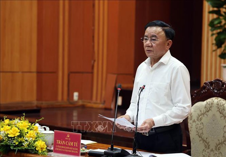 Thường trực Ban Bí thư Trần Cẩm Tú. Ảnh: TTXVN. Anh 1.jpg