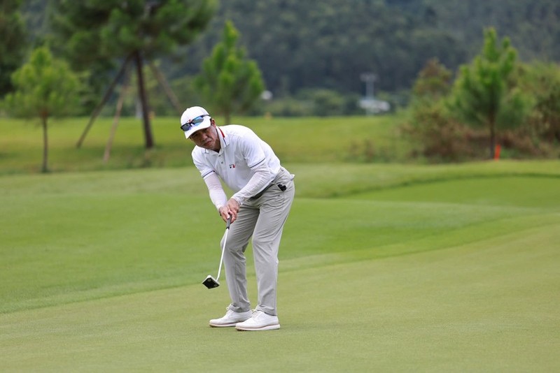 Giải Golf Truyền thông số Cúp VietTimes lần thứ hai diễn ra vào Chủ nhật, ngày 14/9 tại sân golf Thanh Lanh (Tam Đảo, Vĩnh Phúc). Ảnh: Đình Huy. Anh 1.jpeg