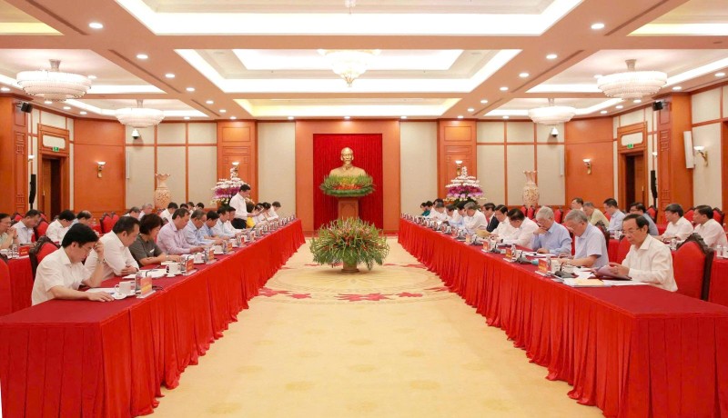 Toàn cảnh buổi làm việc. Ảnh: dangcongsan.vn. Anh 1.jpg