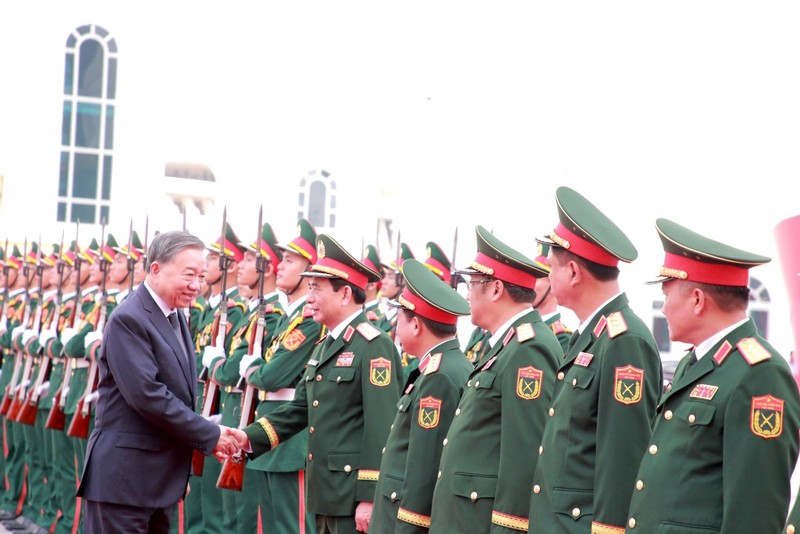 Tổng bí thư Tô Lâm đến dự lễ kỷ niệm. Ảnh: dangcongsan.vn. Tổng bí thư Tô Lâm đến dự lễ kỷ niệm. Ảnh: dangcongsan.vn.