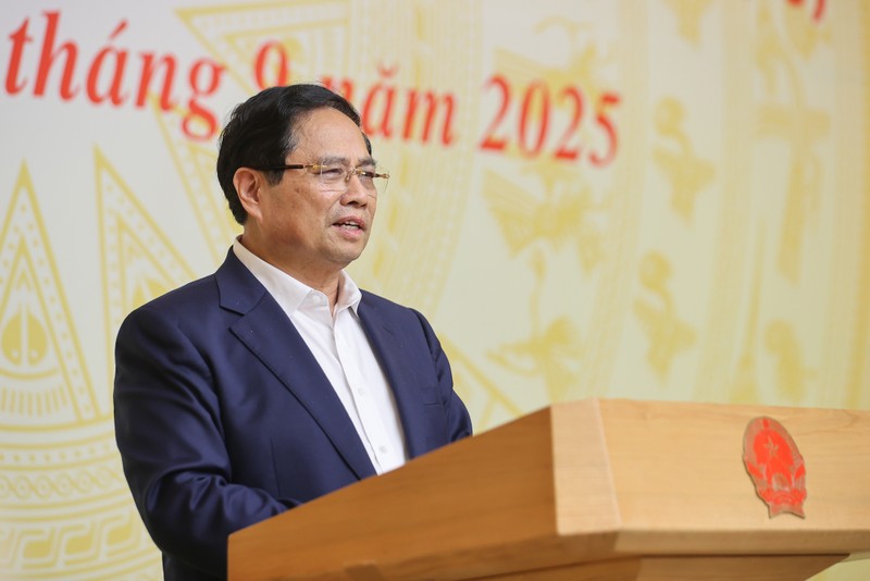 Thủ tướng Phạm Minh Chính phát biểu tại hội nghị. Ảnh: VGP. img1581-1758088160273333948865.jpg