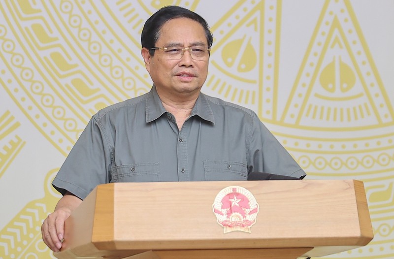 Thủ tướng Phạm Minh Chính phát biểu tại hội nghị. Ảnh: VGP. img1764-1758529901989142101708.jpg