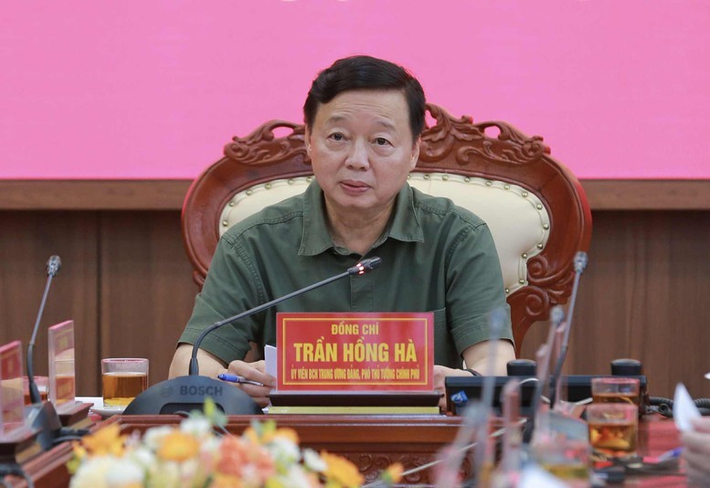 Phó thủ tướng Trần Hồng Hà. Ảnh: VGP. Anh 1.jpg