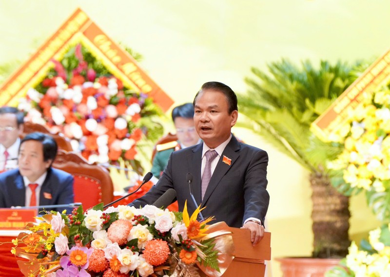 Ông Đặng Xuân Phong phát biểu sáng 30/9. Ảnh: Phutho.gov.vn. Anh 1.jpg