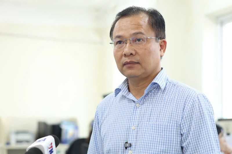 Ông Lê Ngọc Quyền, Phó Giám đốc Đài Khí tượng thủy văn Bắc Bộ (thuộc Cục Khí tượng Thủy văn, Bộ Nông nghiệp và Môi trường. Ảnh: N.Linh. Anh 1.jpeg