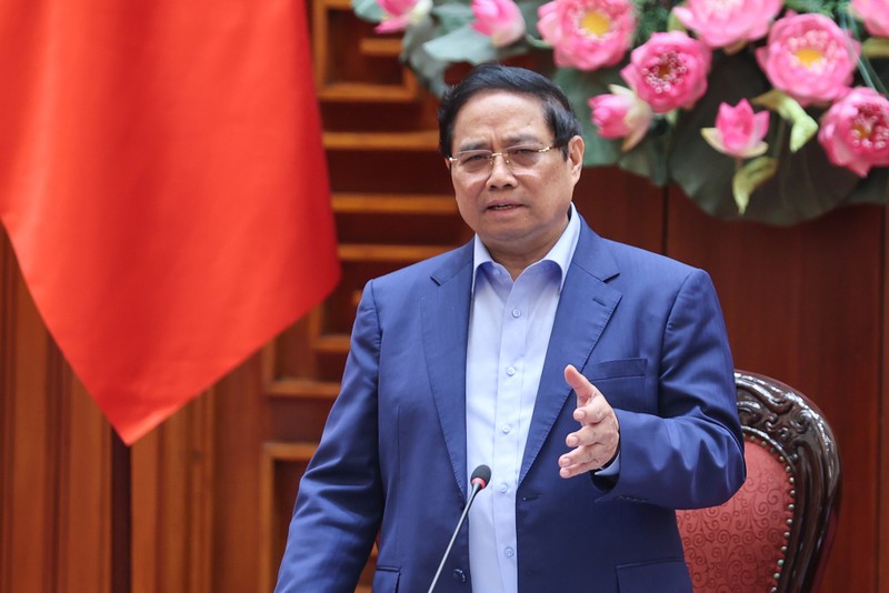 Thủ tướng Phạm Minh Chính phát biểu tại cuộc họp. Ảnh: VGP. img2479-17599899756601645484643.jpg