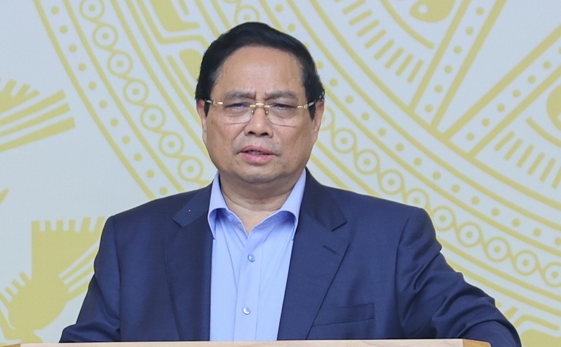Thủ tướng Phạm Minh Chính phát biểu tại phiên họp. Ảnh: VGP. img2702-17601499597731701969161.jpg