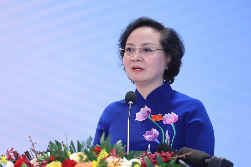 Bộ trưởng Nội vụ Phạm Thị Thanh Trà. Ảnh: VGP. img3059-17603500063272071850154.jpg
