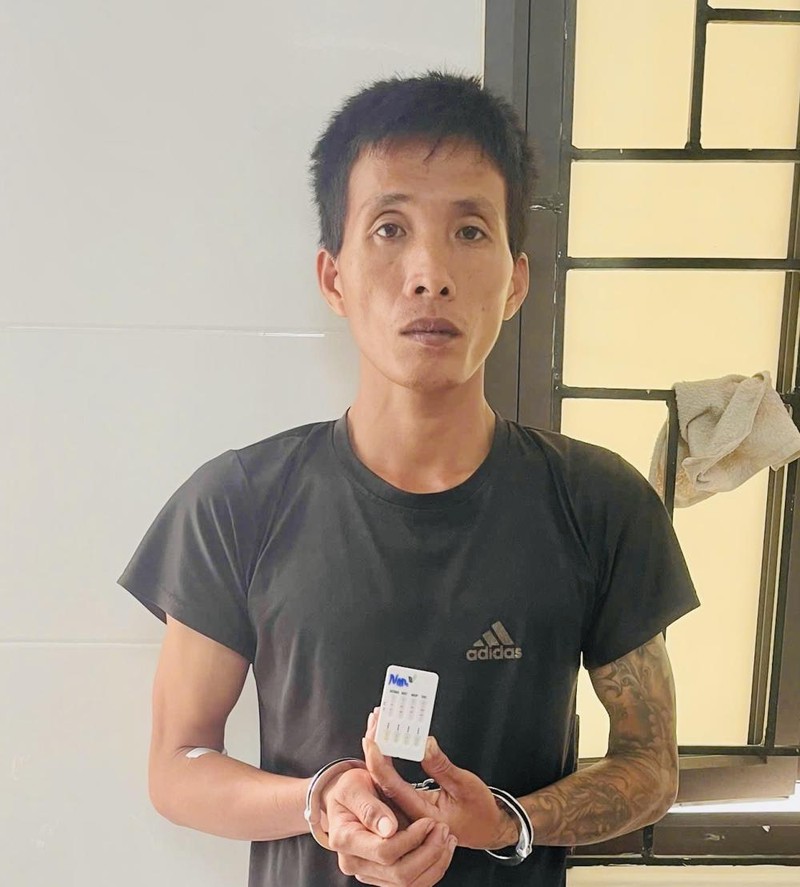 Nguyễn Văn Nam tại cơ quan công an. Ảnh: Công an Hà Tĩnh. Anh 1.jpeg