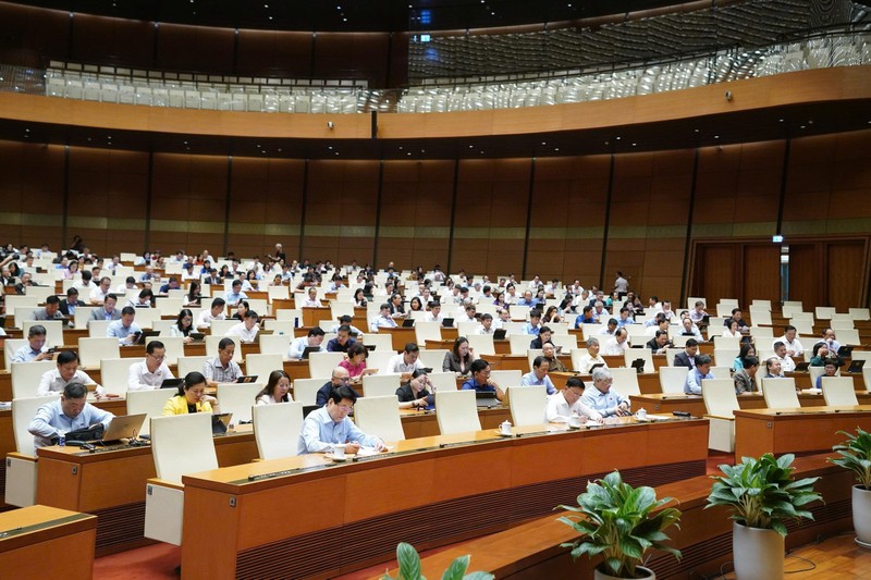 Các đại biểu tham dự phiên họp. Ảnh: Quốc hội. Anh 1.jpg