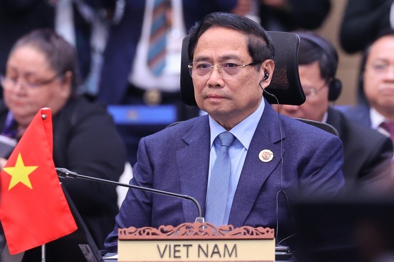 Thủ tướng đề xuất ba trọng tâm làm sâu sắc hơn hợp tác ASEAN-Liên Hợp quốc. Ảnh: VGP. Anh 1.jpg