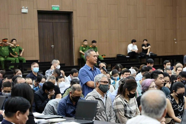 Cựu Bí thư TP Hòa Bình tại phiên tòa. Ảnh: Giang Long. Anh 1.jpeg