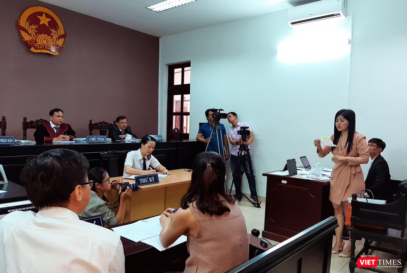 Bệnh nhân N.T.M.C tại phiên tòa ngày 16/10 Bệnh nhân N.T.M.C tại phiên tòa ngày 16/10