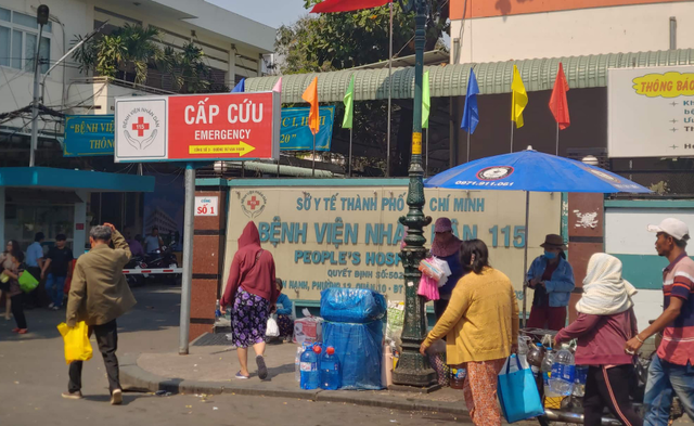 Bệnh nhân bị vỡ bàng quang được cấp cứu tại BV Nhân dân 115 (TP.HCM). Ảnh: HL Bệnh nhân bị vỡ bàng quang được cấp cứu tại BV Nhân dân 115 (TP.HCM). Ảnh: HL