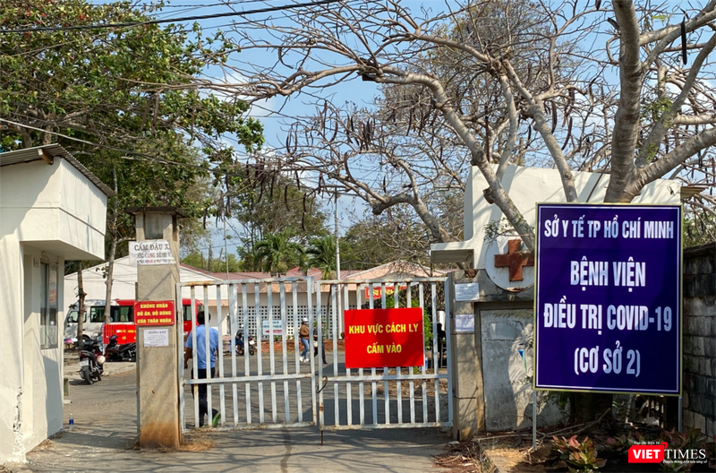 Cơ sở 2 của BV điều trị COVID-19 tại Cần Giờ với quy mô 300 giường. Ảnh: SYT