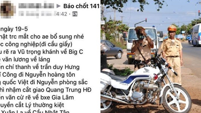 Nguy hiểm cư dân mạng dùng “mật mã” để lách tổ tuần tra 141 và CSGT