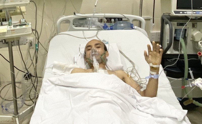 Bệnh nhân N.Q.T được hồi sinh sự sống nhờ ghép tim. Ảnh: BVCC