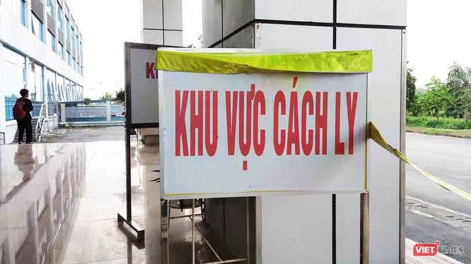 Khu vực cách ly phòng COVID-19 (Ảnh - Minh Thuý)