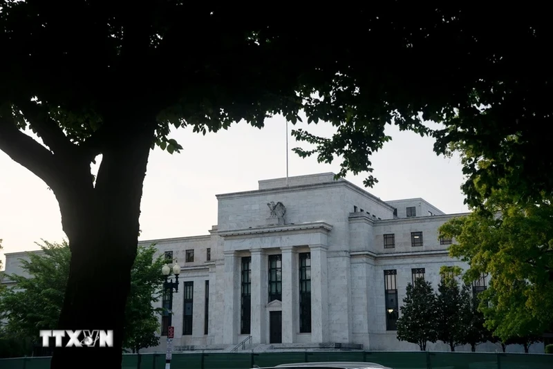 Trụ sở Cục Dự trữ Liên bang Mỹ (Fed) tại Washington, D.C., Mỹ. (Ảnh: THX/TTXVN) fed.JPG