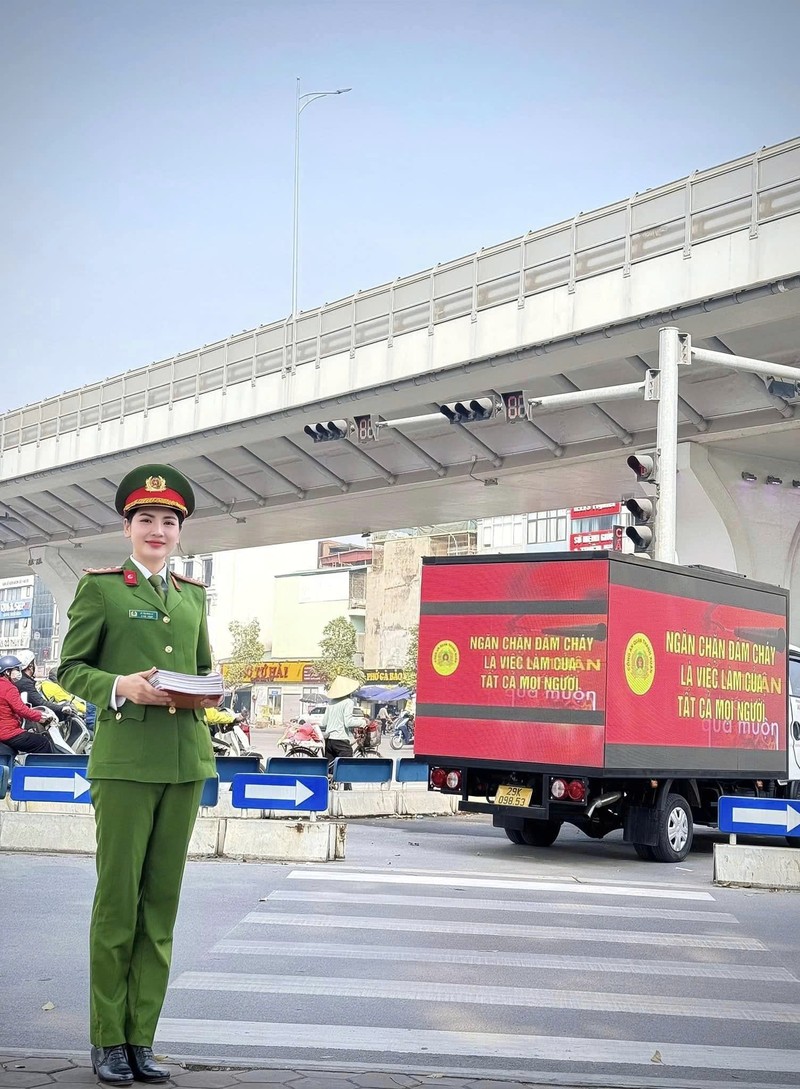 Thiếu tá Lê Thị Mai Ly. Ảnh: NVCC 11-8 CS2.jpg